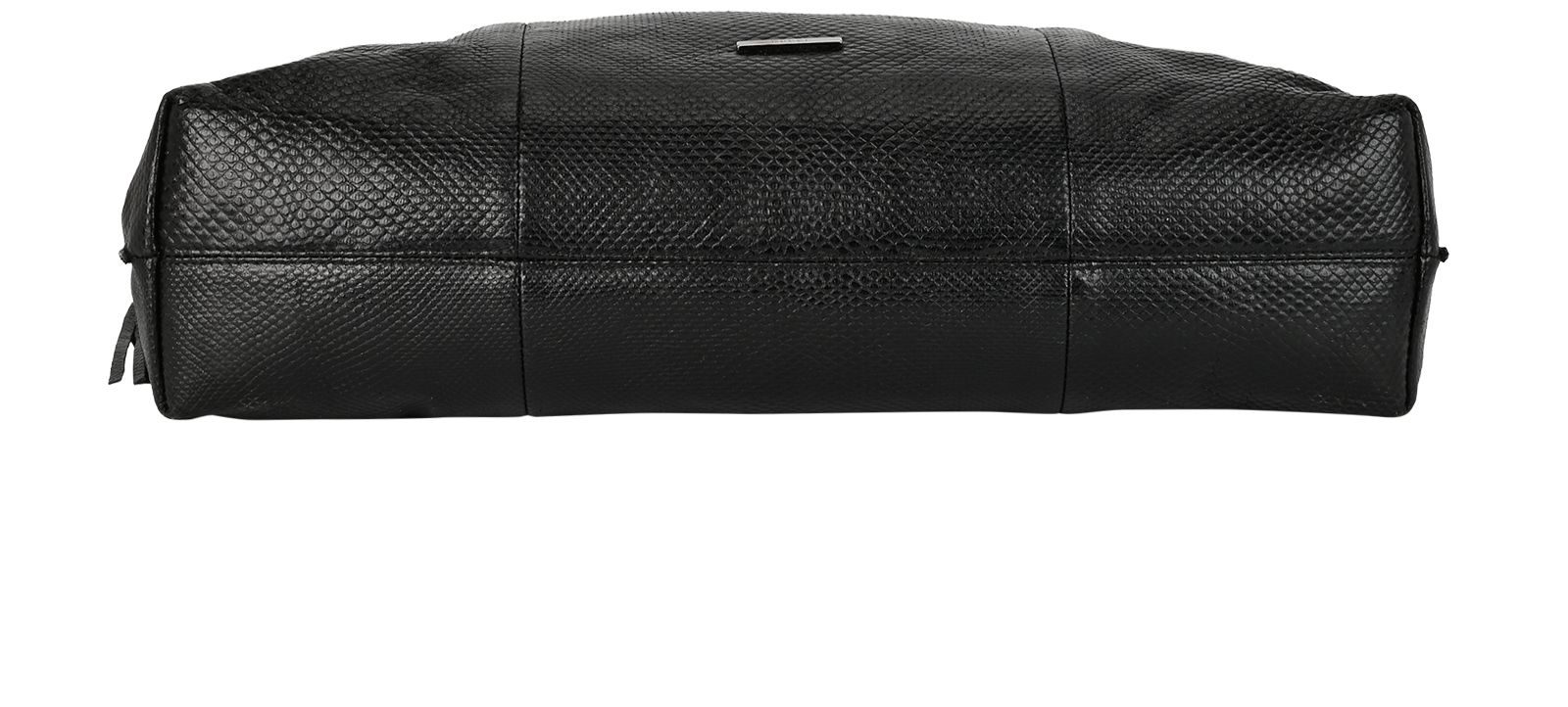 Vintage Tasselled Tote, &pound;350, Handbags, Black, Leather, Top view